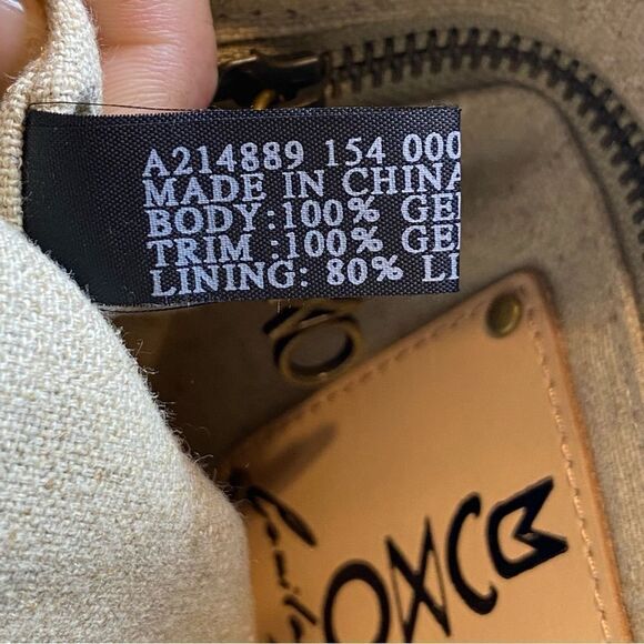 Camila Alcestis MUXO Leather Fringe Front Boho Saddle Bag Style Purse - Picture 12 of 16